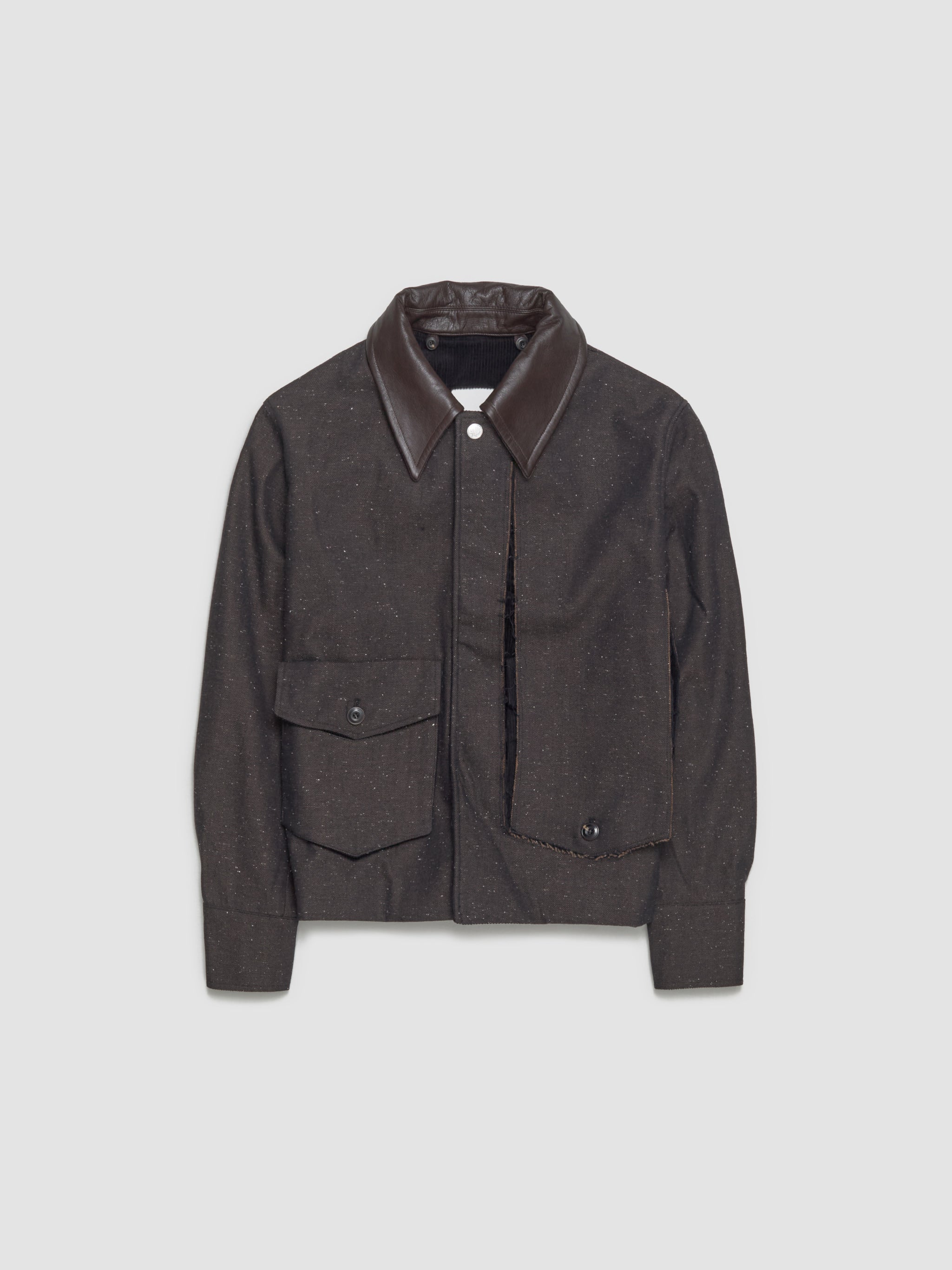 Peeled Off Jacket in Brown