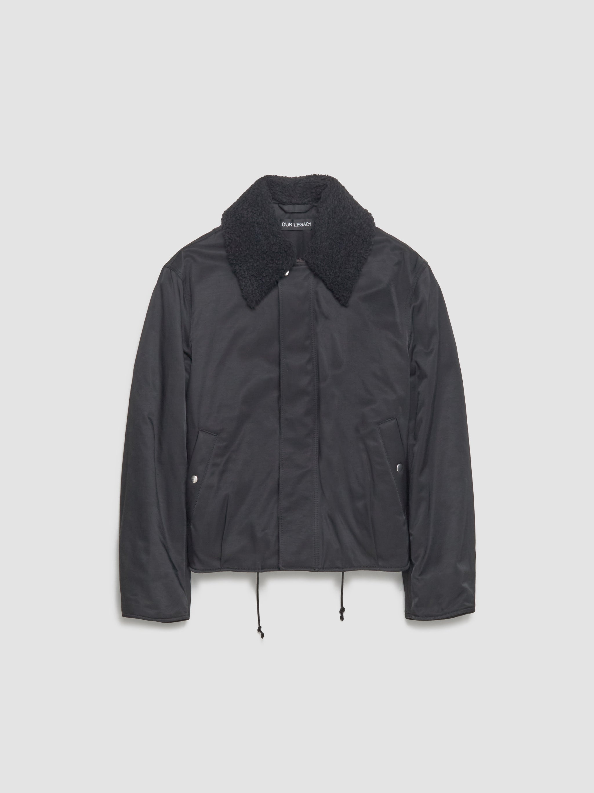 Ace Jacket in Black Aero Nylon