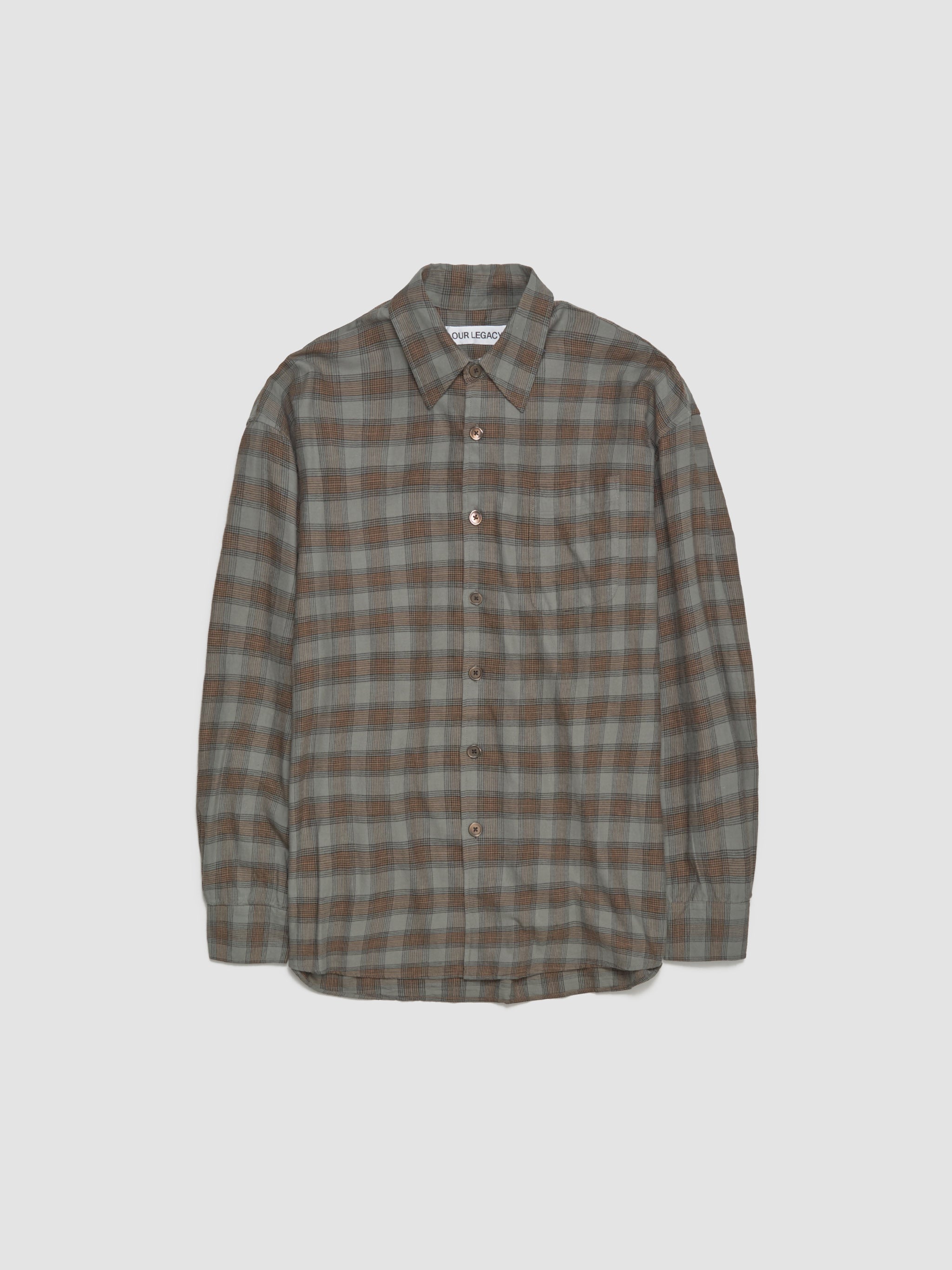 Borrowed Shirt in Iowa Flannel Check