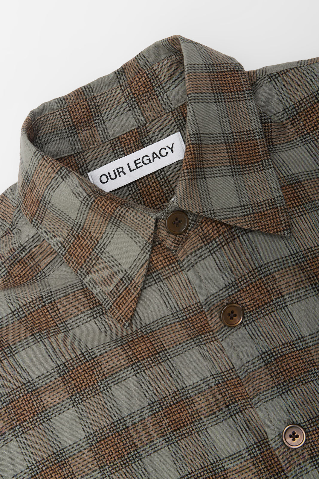 Borrowed Shirt in Iowa Flannel Check