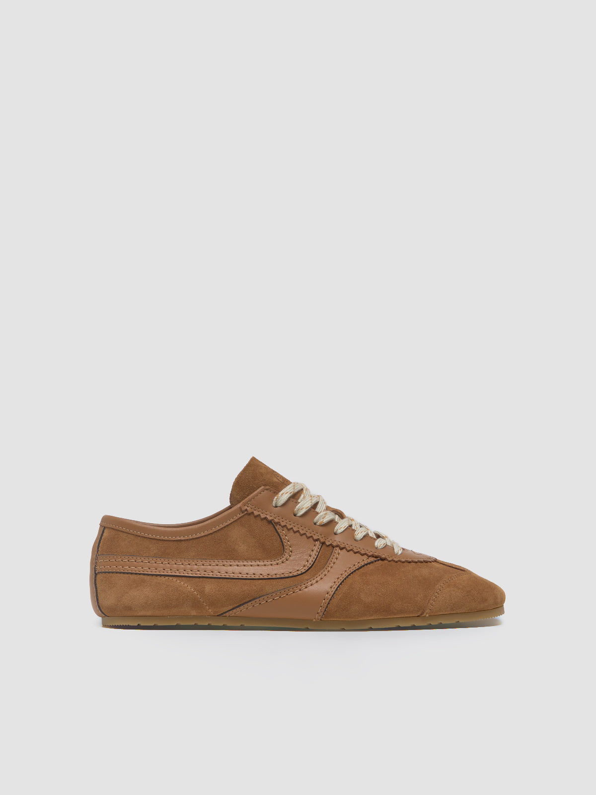 Men's Suede Sneaker in Tan