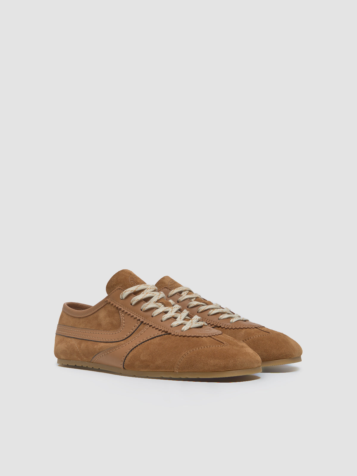 Men's Suede Sneaker in Tan