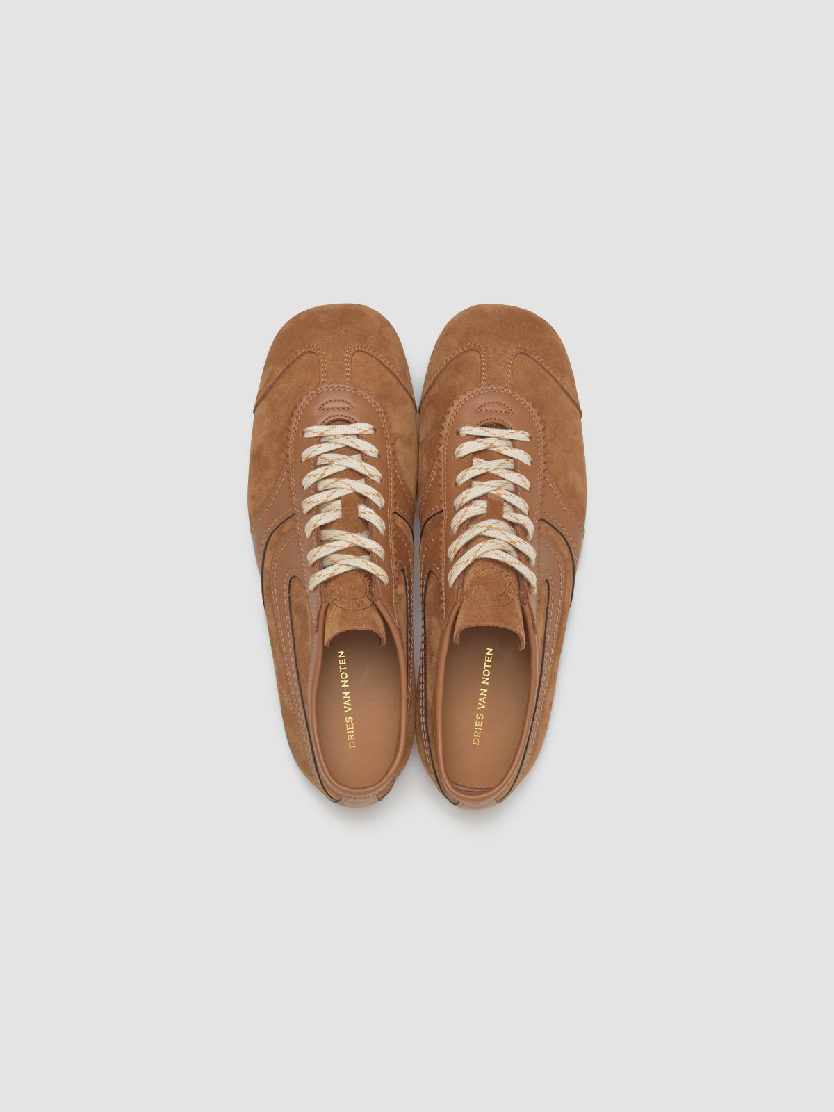 Men's Suede Sneaker in Tan