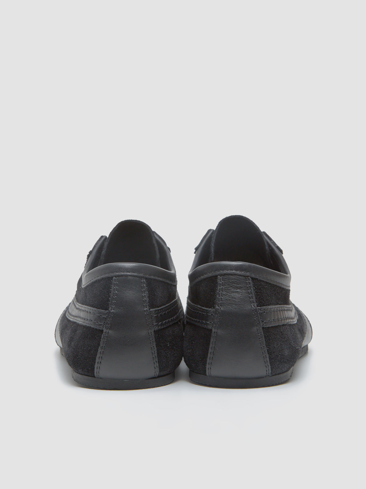 Men's Suede Sneaker in Black