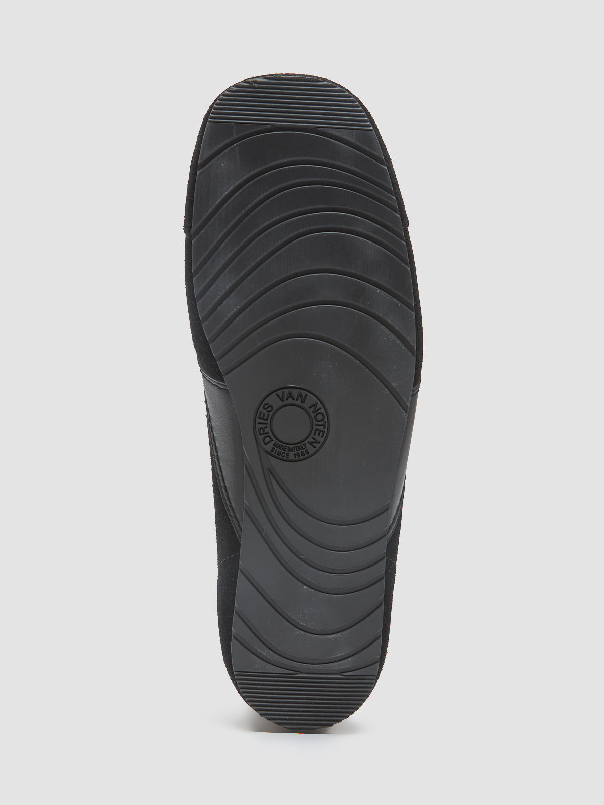 Men's Suede Sneaker in Black