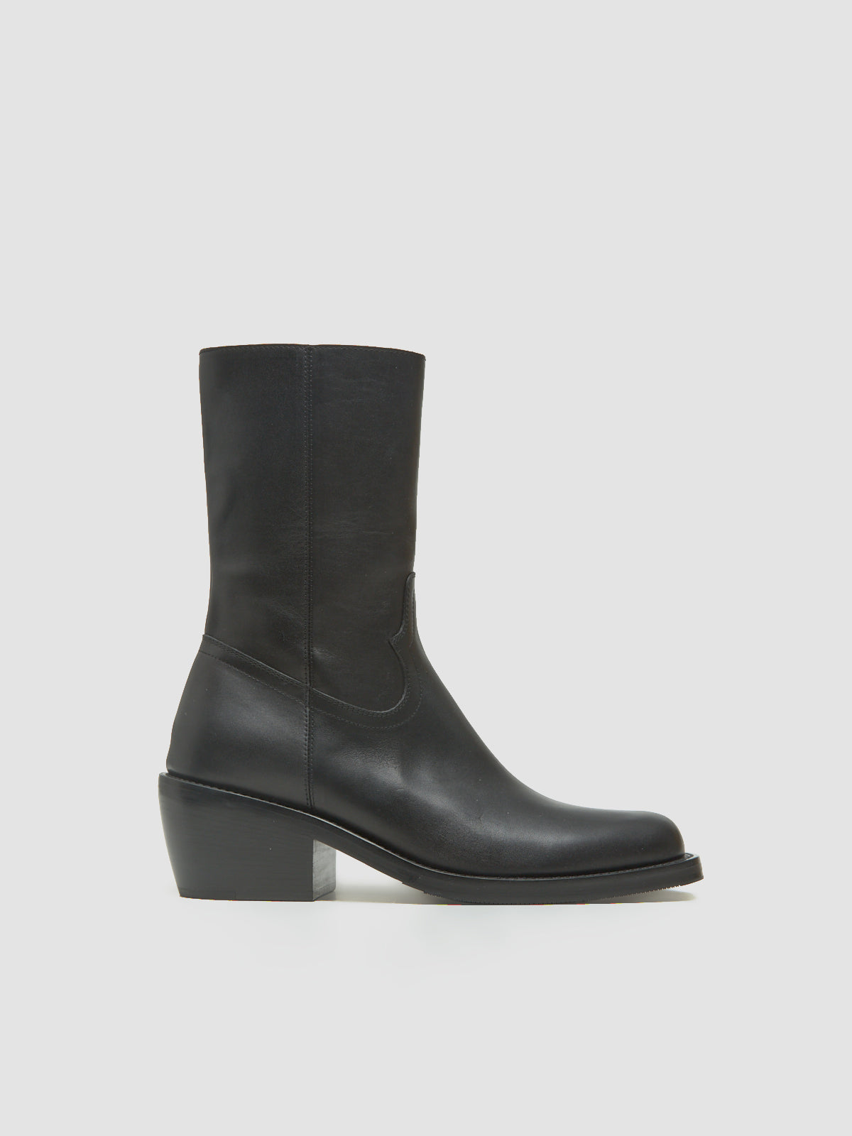 Leather Ankle Boots in Black