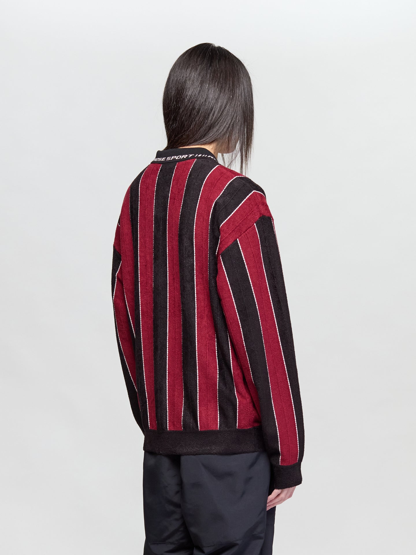 Sporty Logo Polo in Black