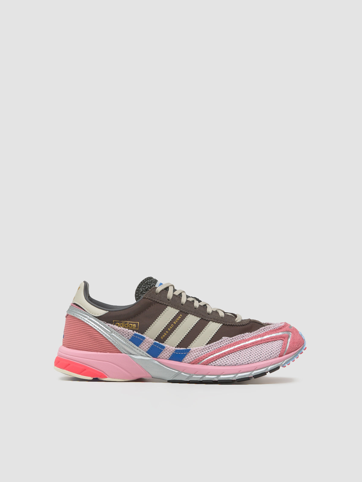 x Bad Bunny Adizero SL72 Sneaker in Brown & Clear Pink