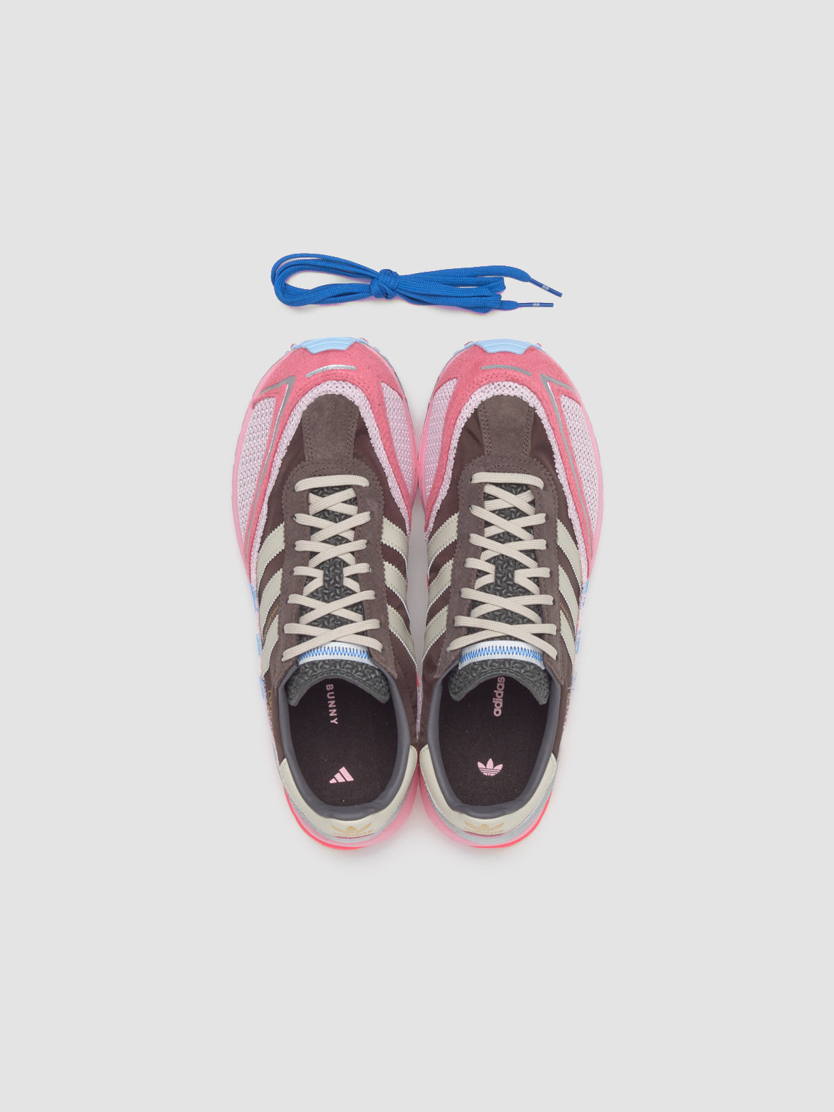 x Bad Bunny Adizero SL72 Sneaker in Brown & Clear Pink