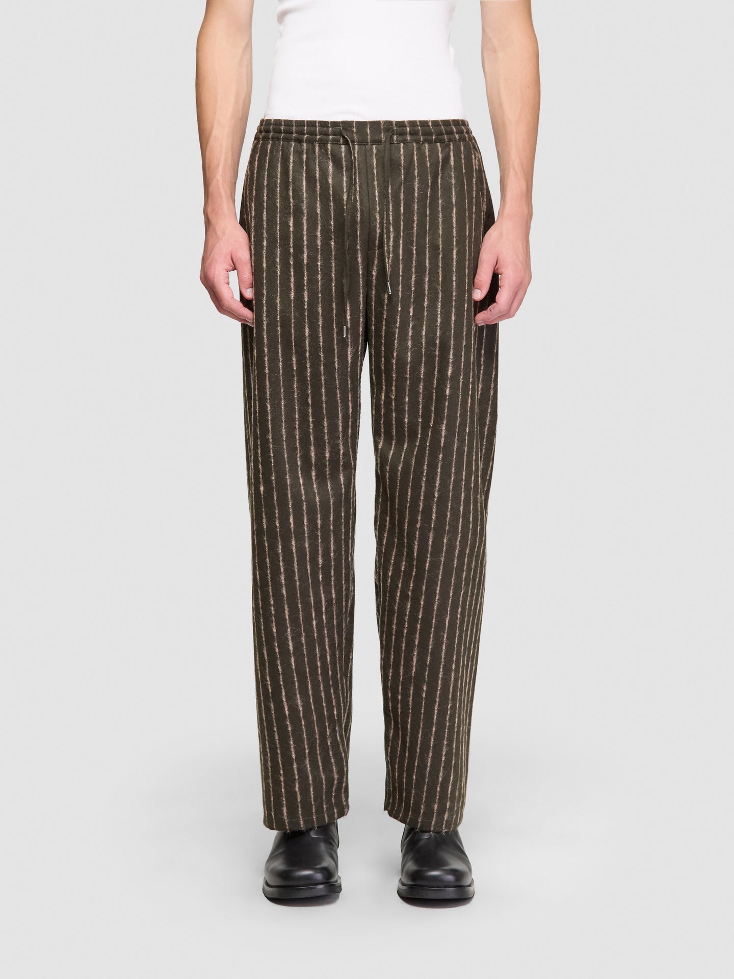 Samurai Trousers in Salmon Stripe
