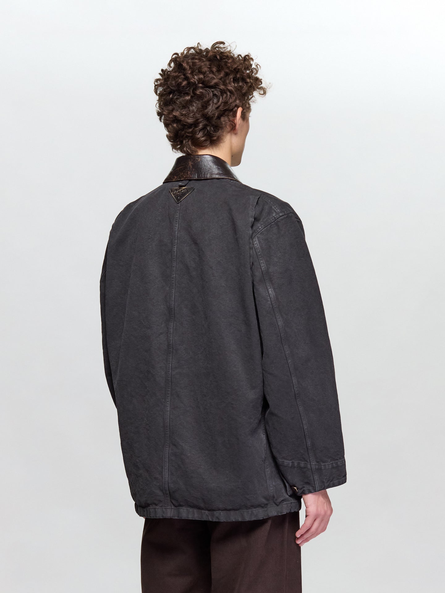 Canvas Work Jacket in Black
