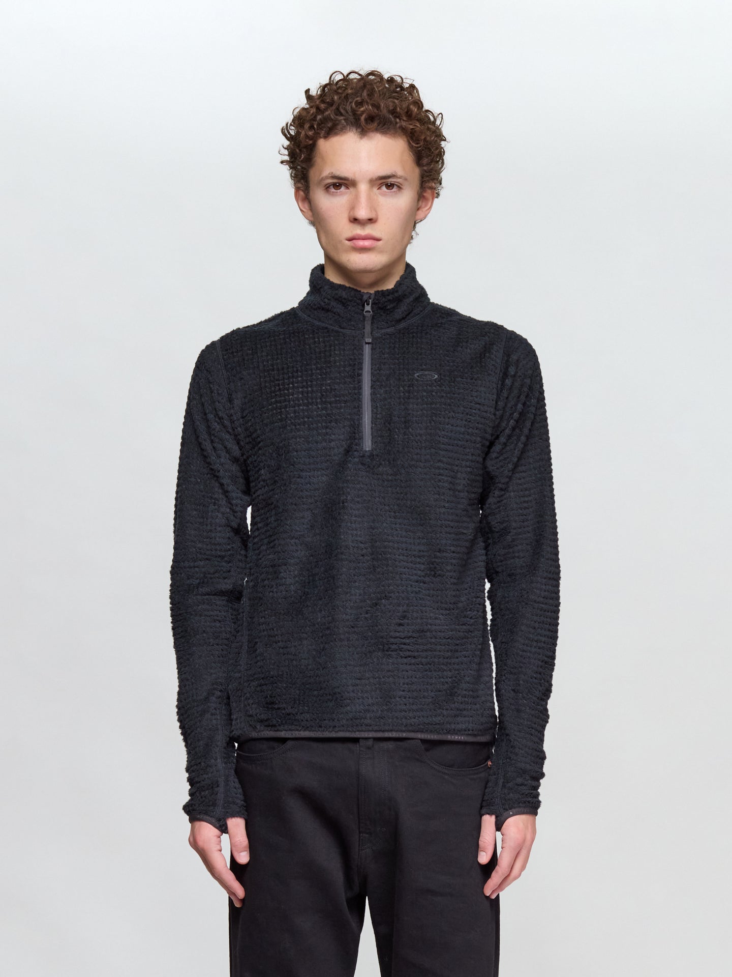 Bowls Alpha Half-Zip Sweatshirt in Blackout