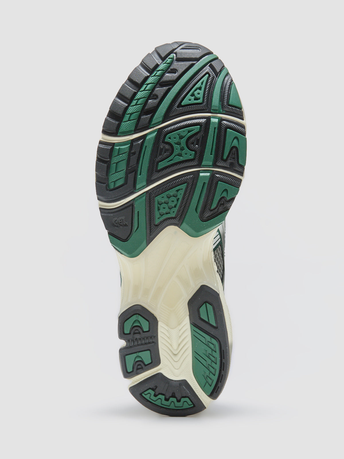 GEL-KAYANO 14 Sneaker in Dried Leaf Green & Pure Silver