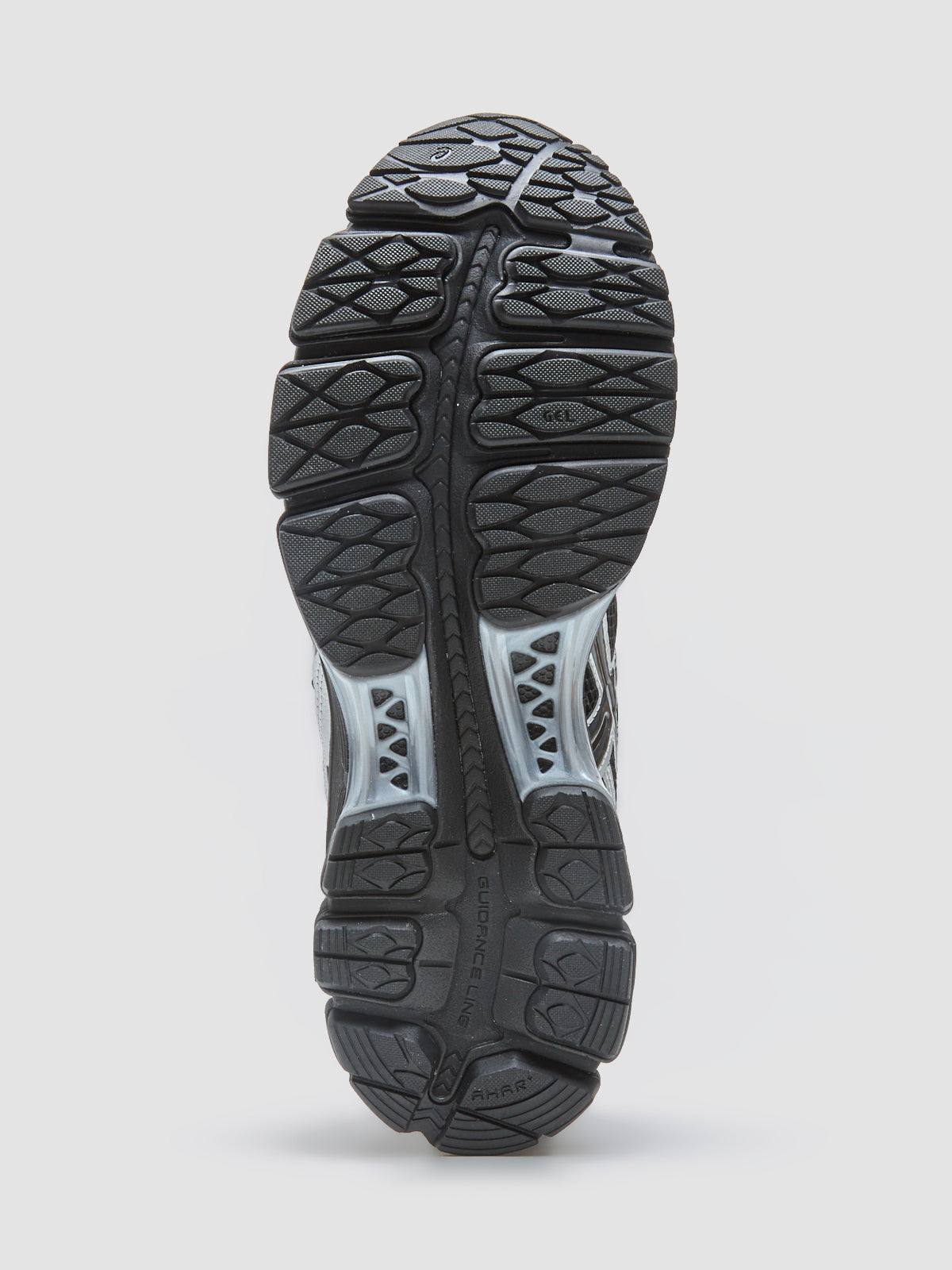 GEL-KAYANO 12.1 Sneaker in Black & Graphite Grey