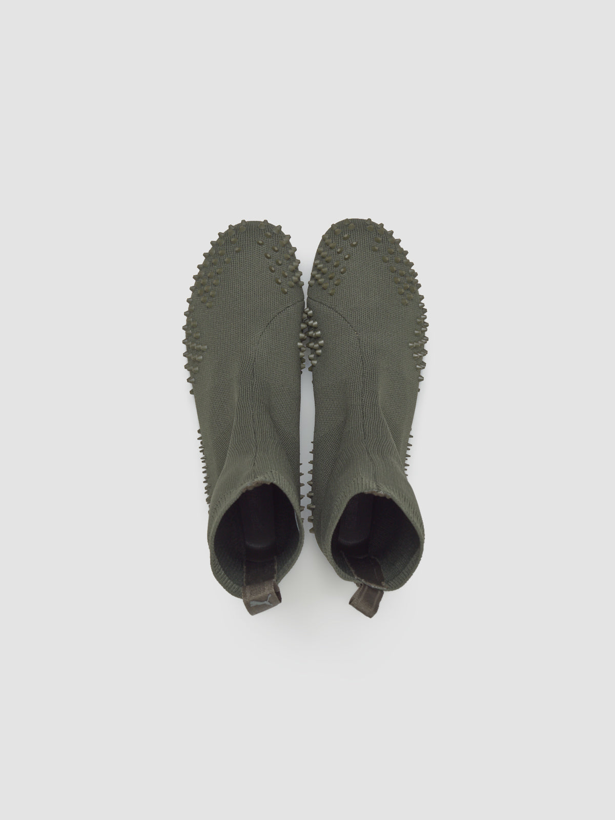 x LGN Mostro Sock Knit Sneaker in Dark Olive