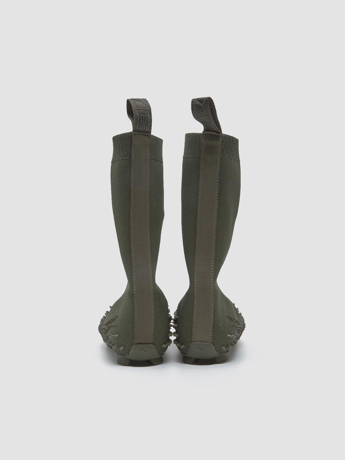 x LGN Mostro Sock Knit Sneaker in Dark Olive