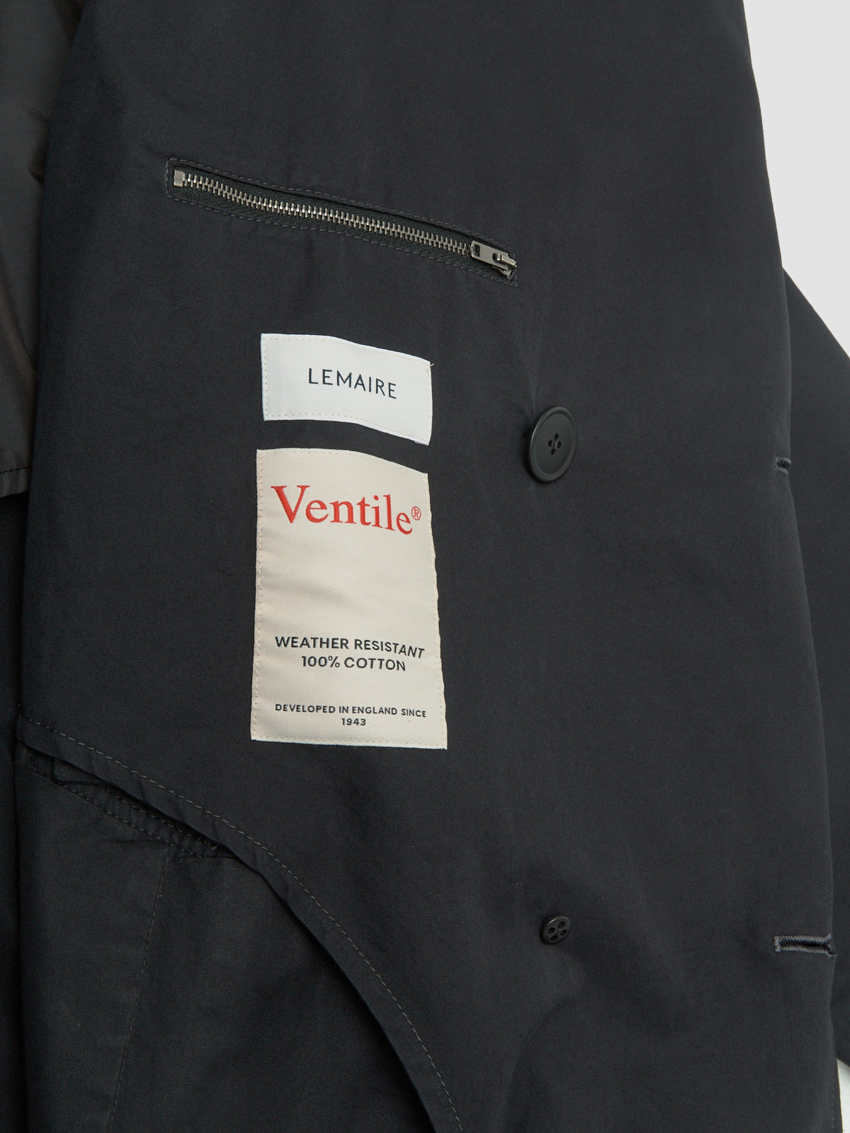 Trench Coat in Black