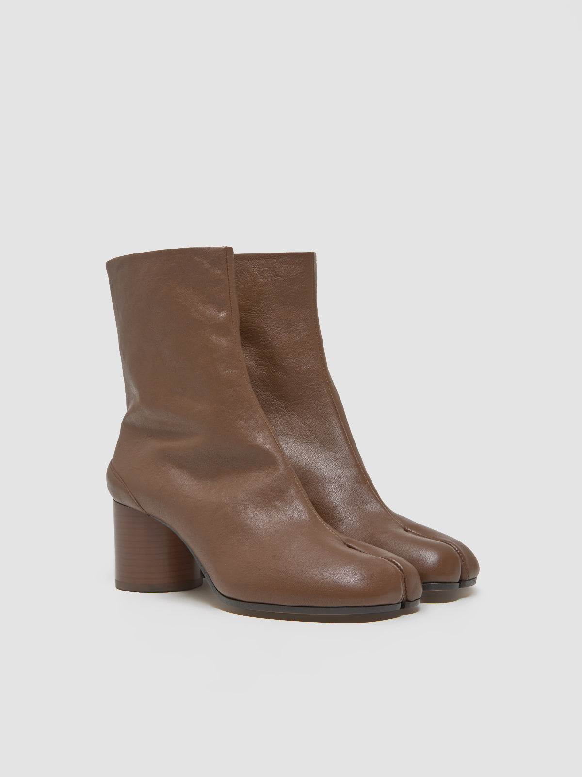 Tabi Ankle Boots in Warm Coffee