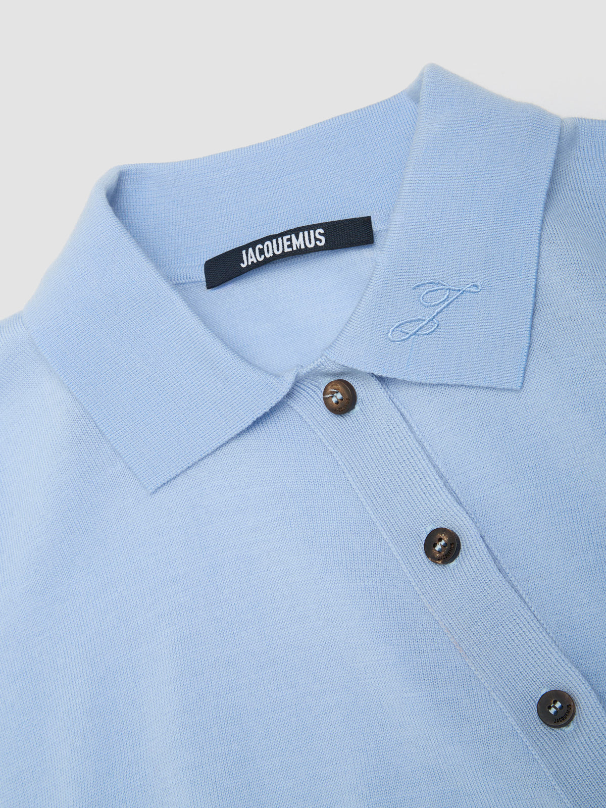 Le Body Tordu Merino in Blue