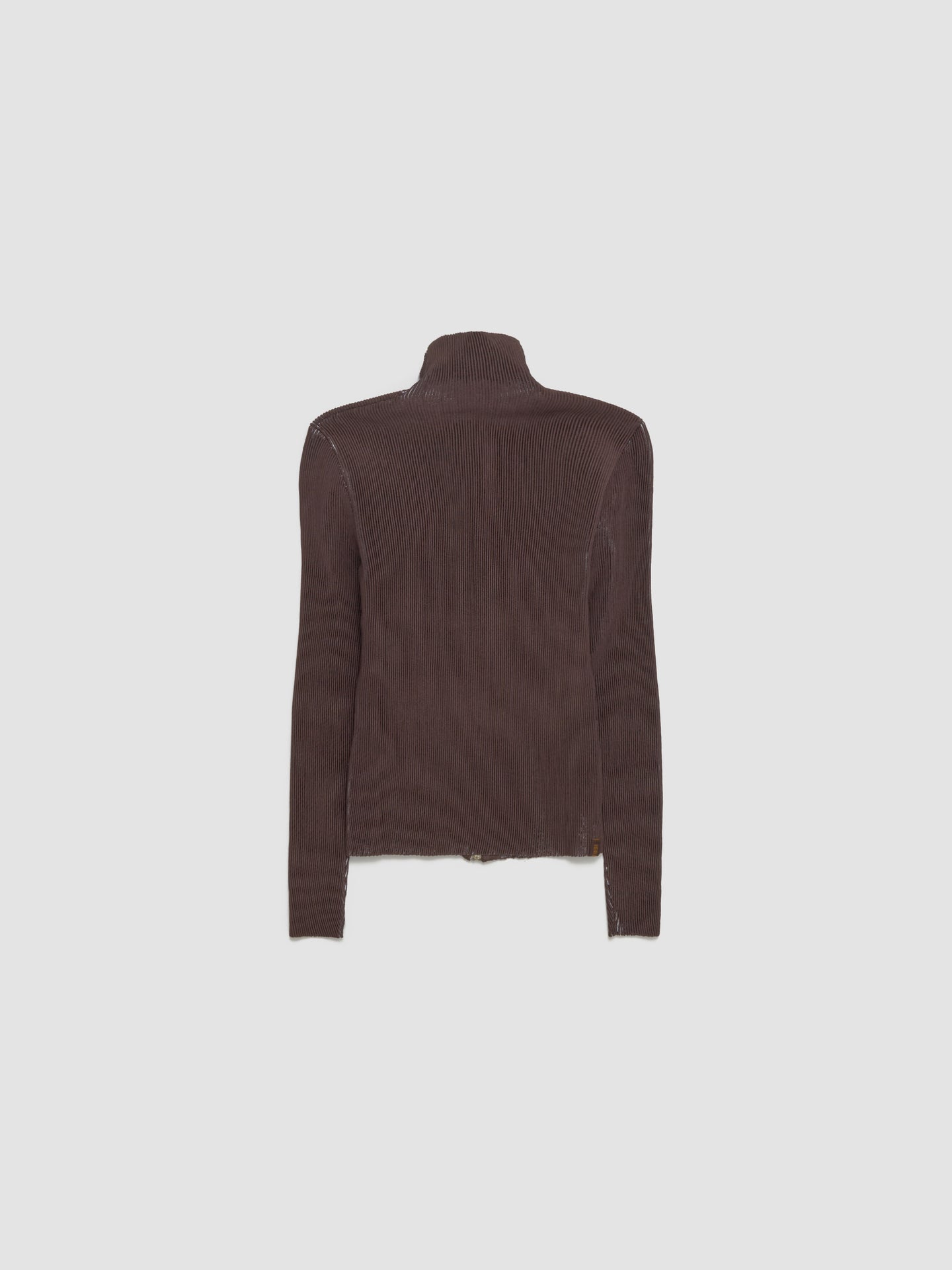 Pleated Jacket in Chocline