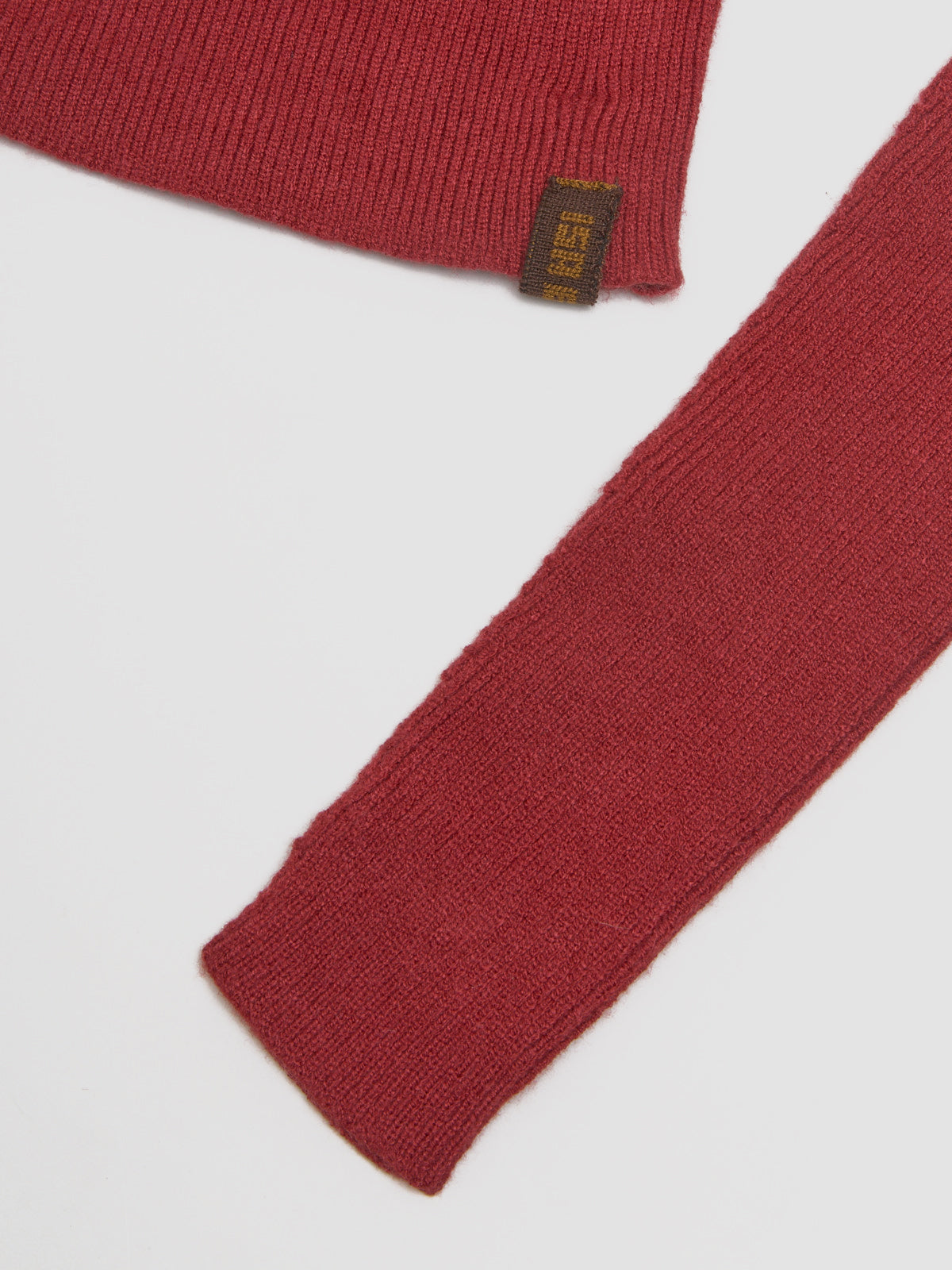 Argyle Open Cardigan in Cherry