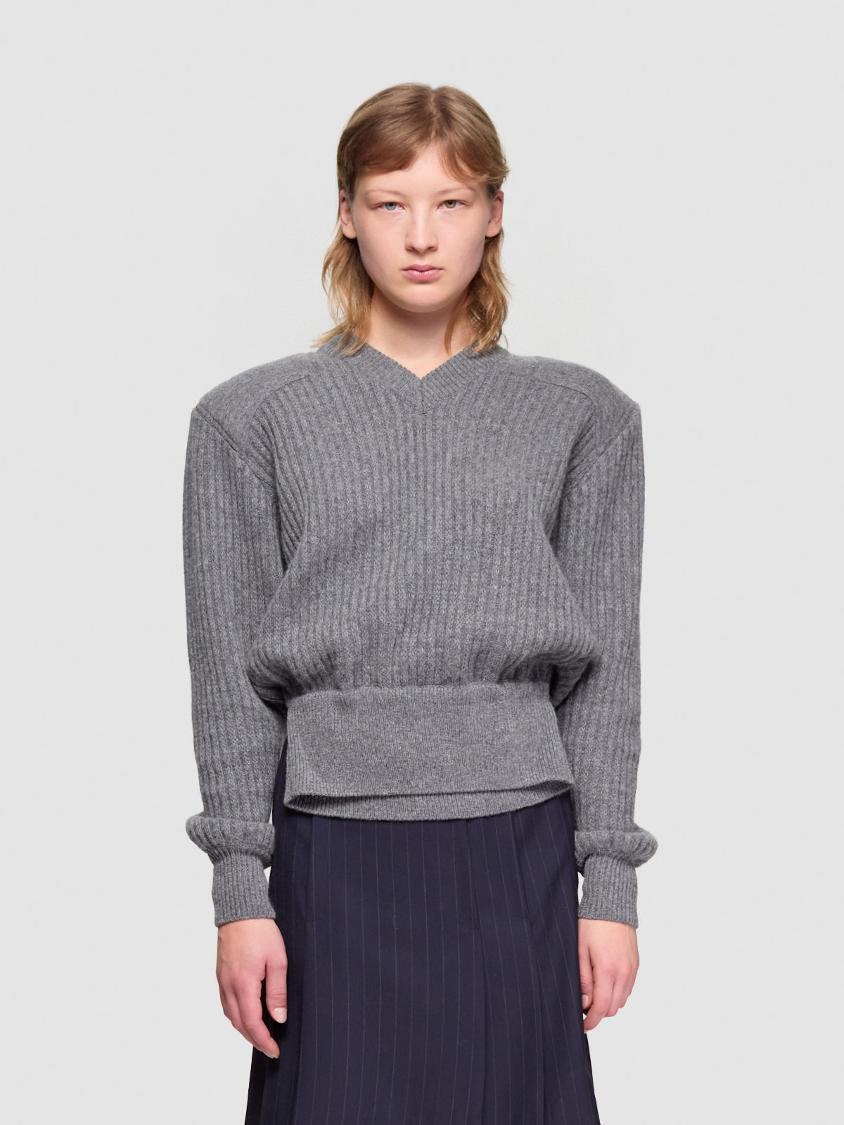 Display Army Sweater in Grey