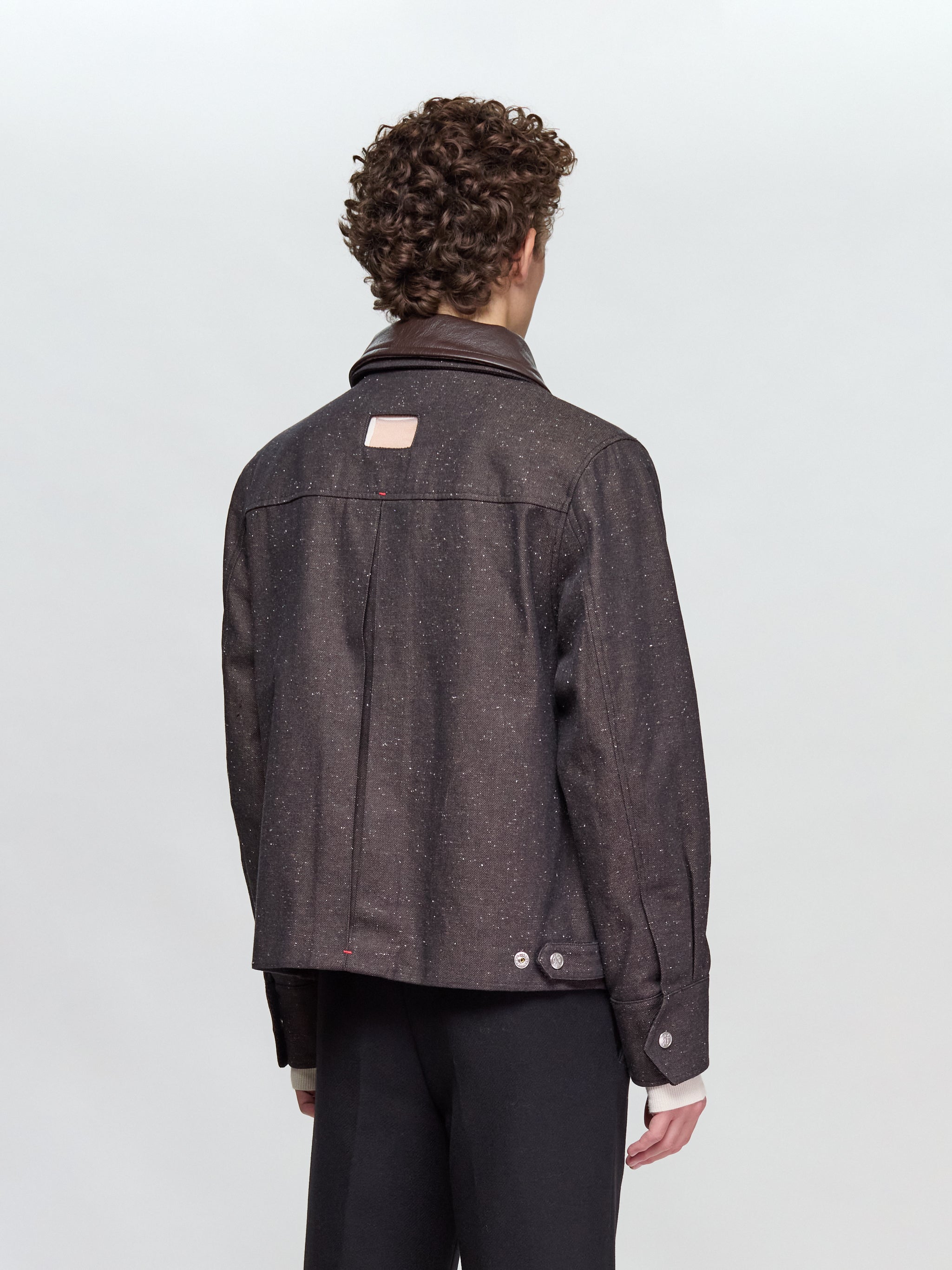 Peeled Off Jacket in Brown