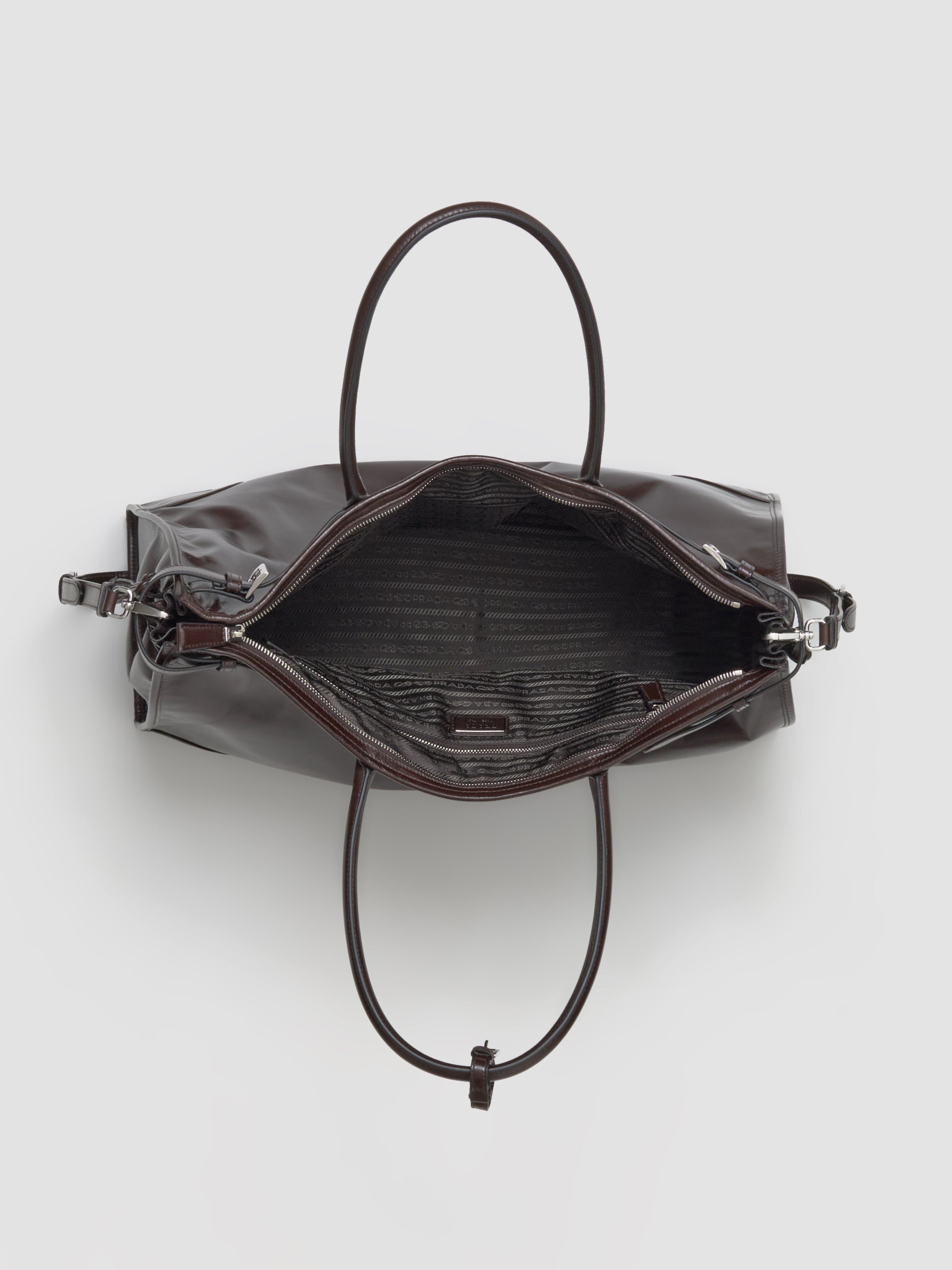 Bonnie Leather Tote Bag in Dark Brown