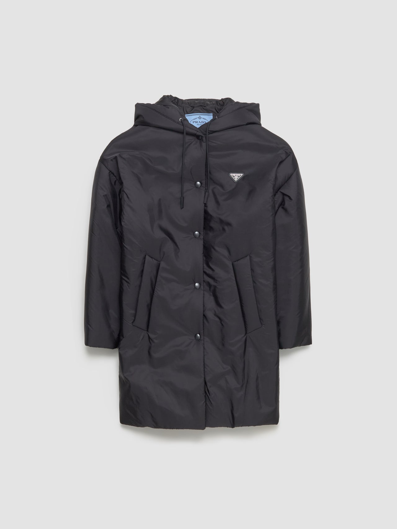 Re-Nylon Lightweight Raincoat in Black
