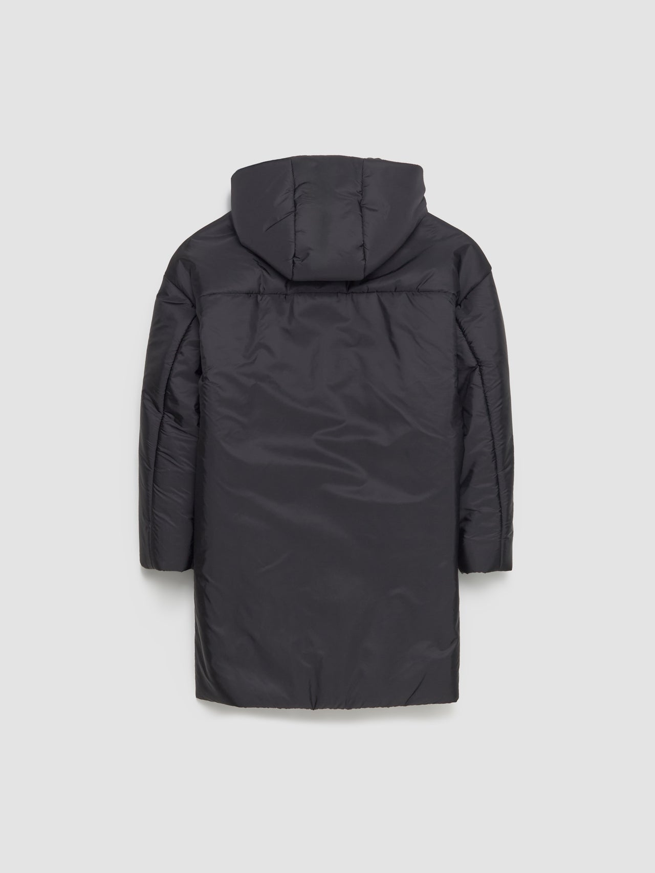 Re-Nylon Lightweight Raincoat in Black