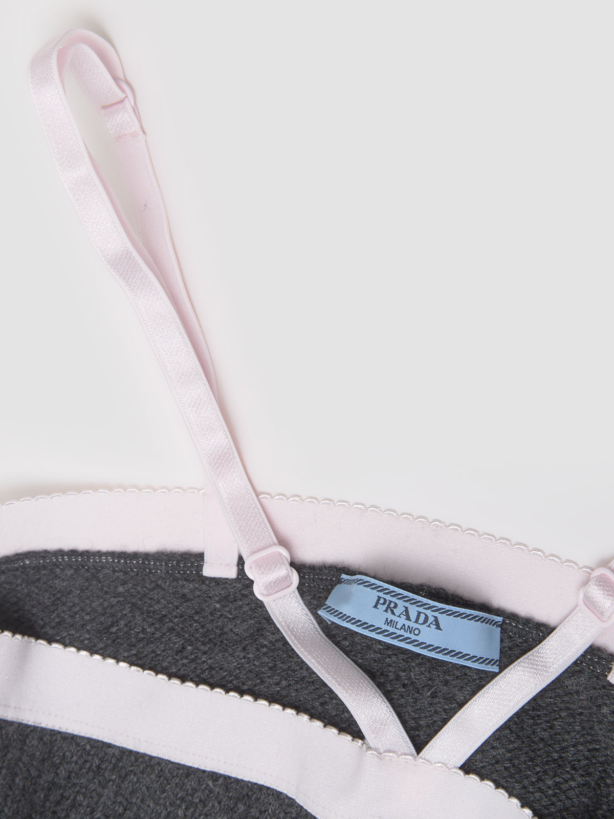 Cashmere and Wool Top in Anthracite