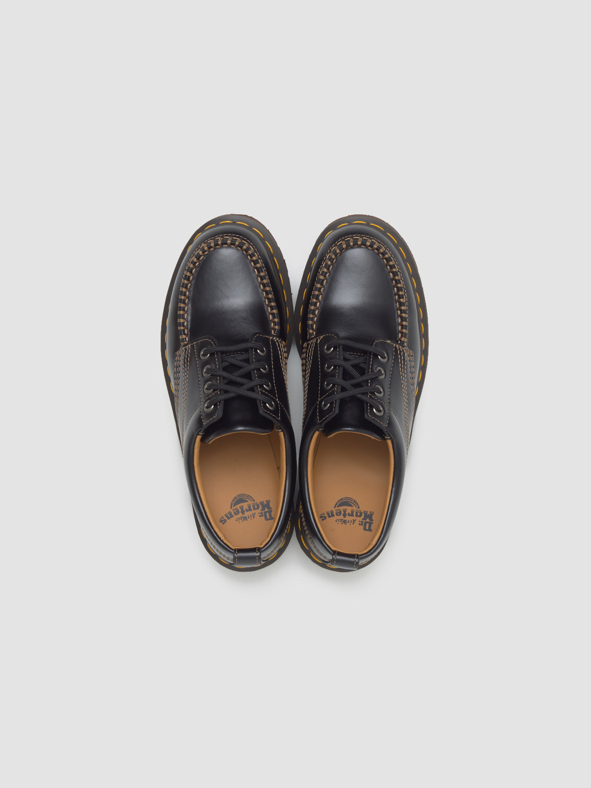 Lowell Shoes in Black Analine
