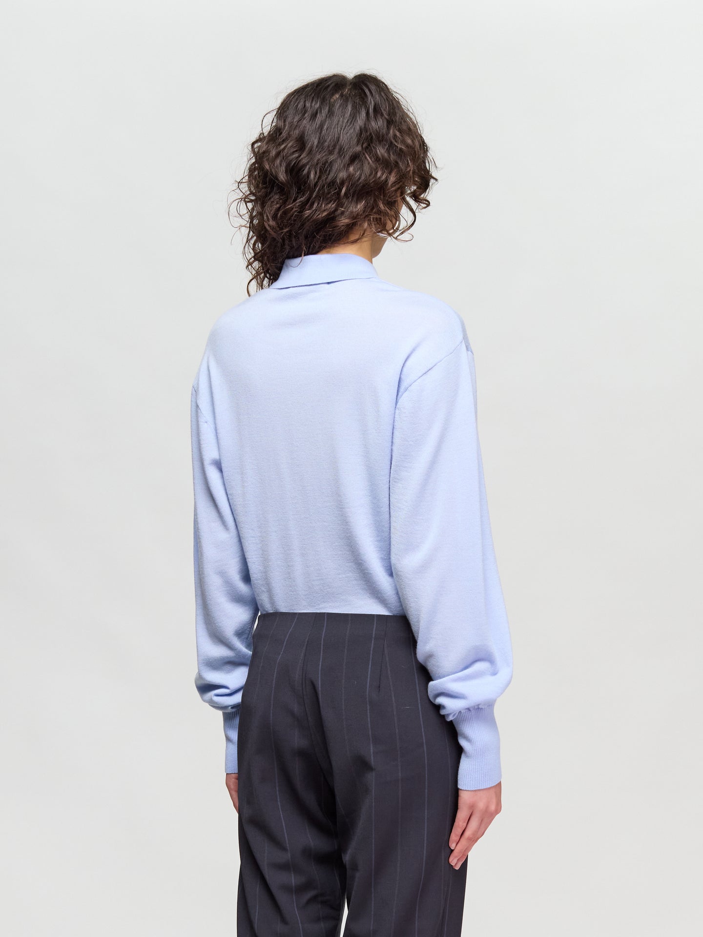 Le Body Tordu Merino in Blue