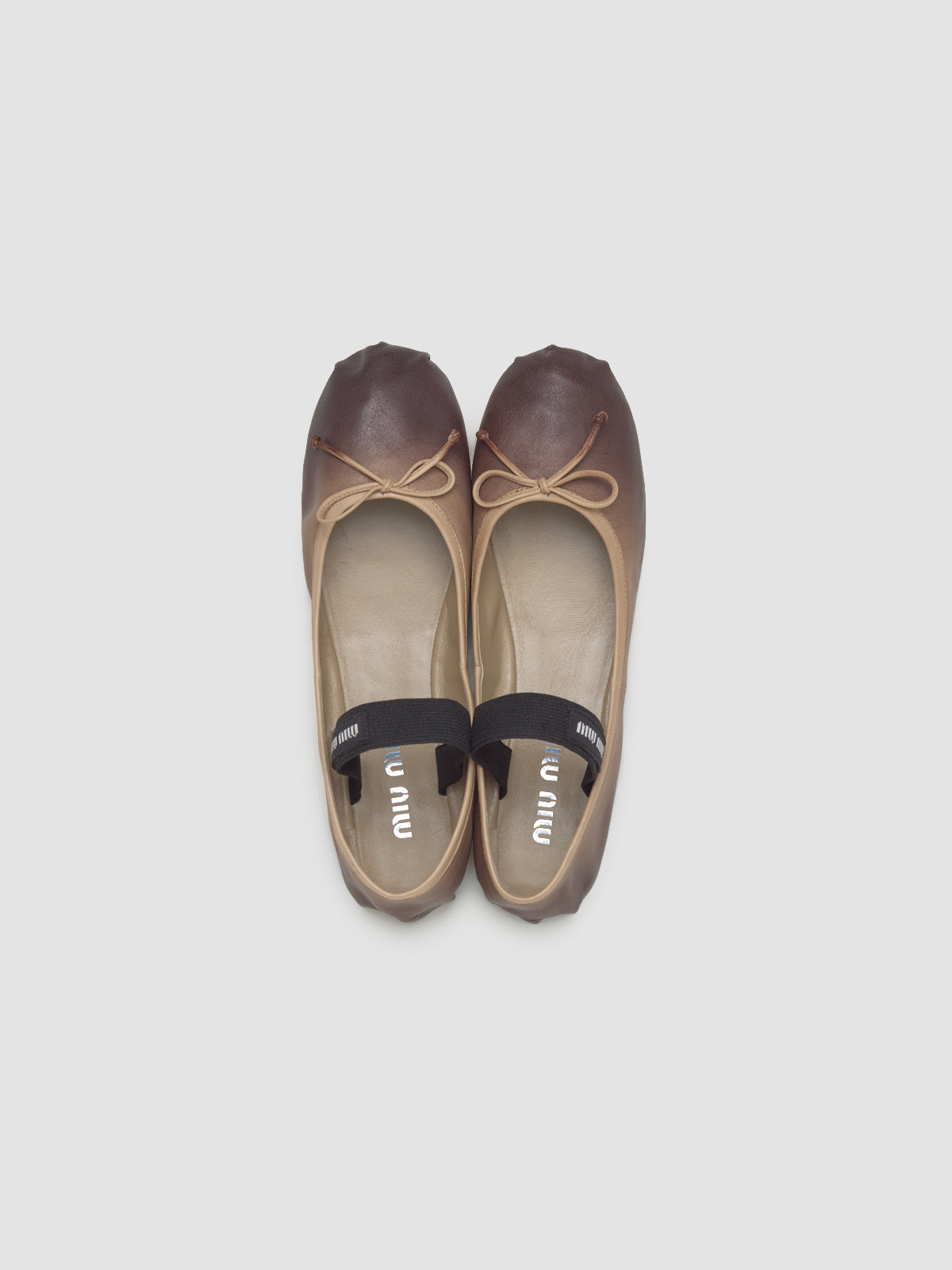 Leather Ballerinas in Sand