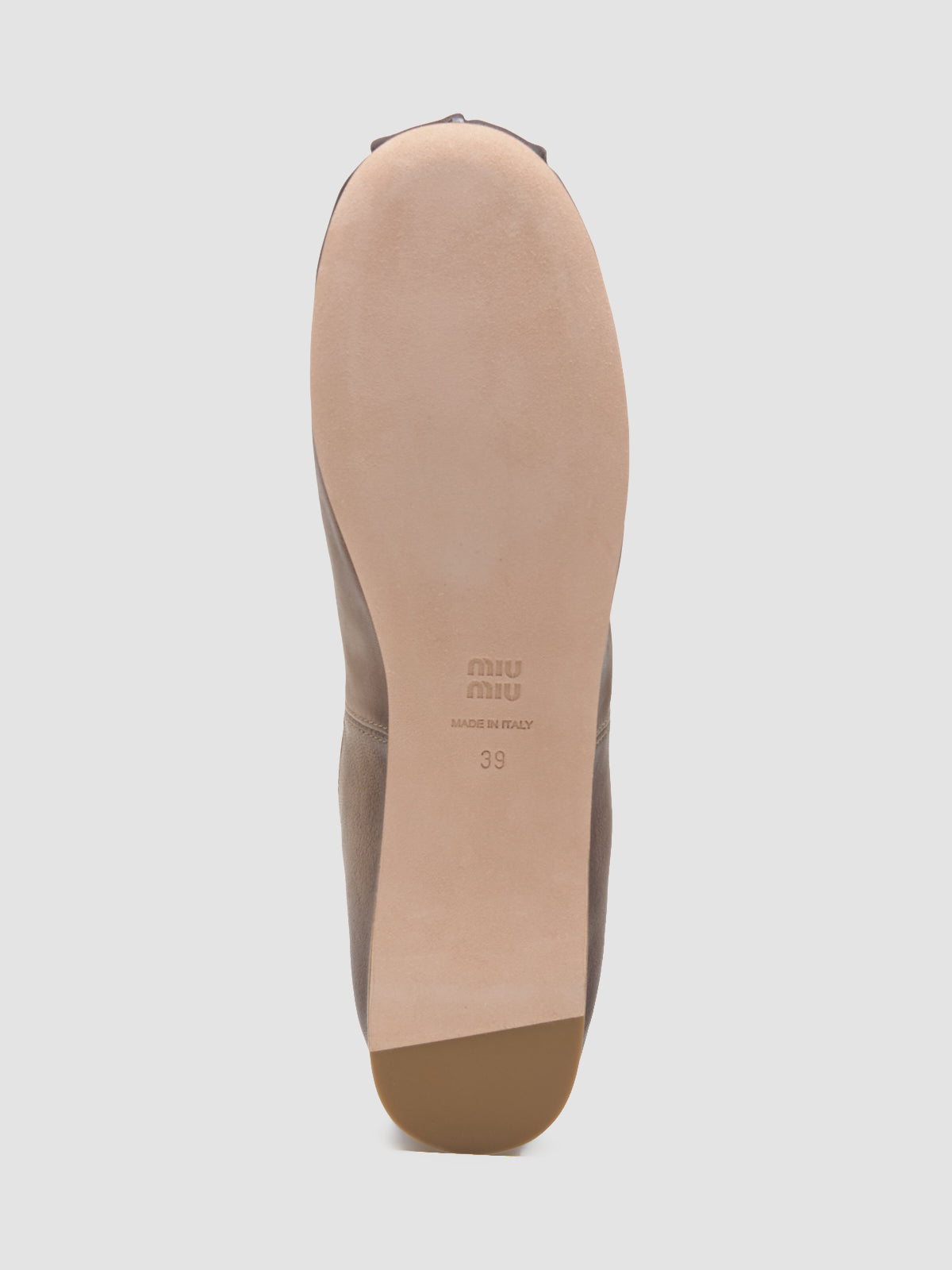 Leather Ballerinas in Sand