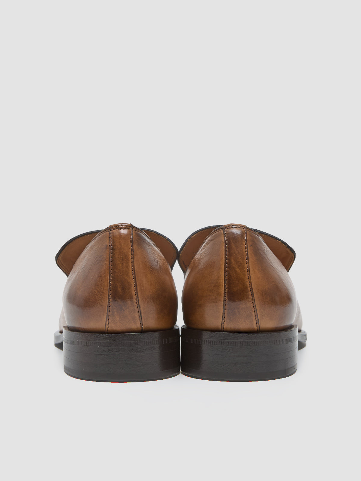 Leather Loafers in Cognac