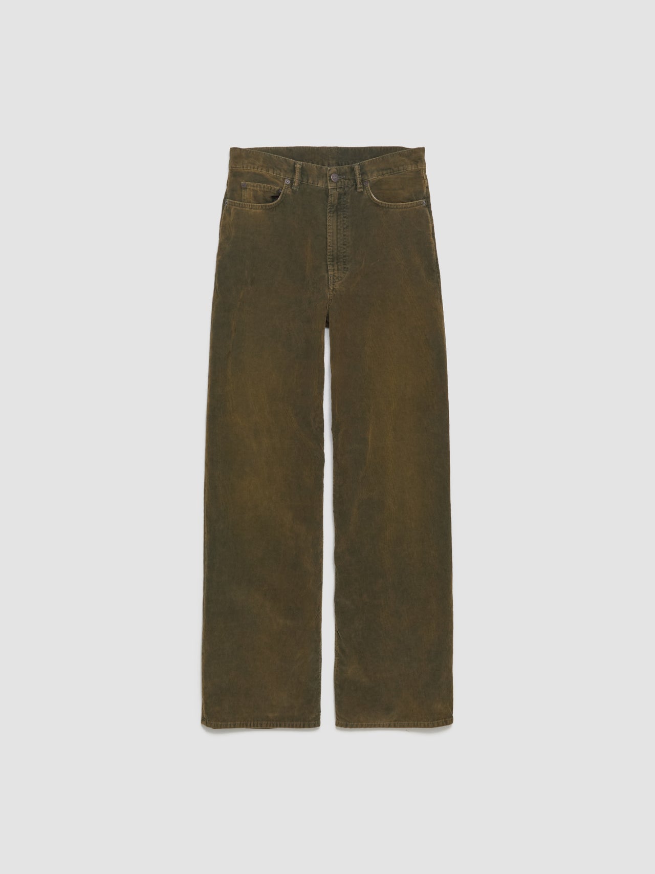 Denim Jeans in Olive Green