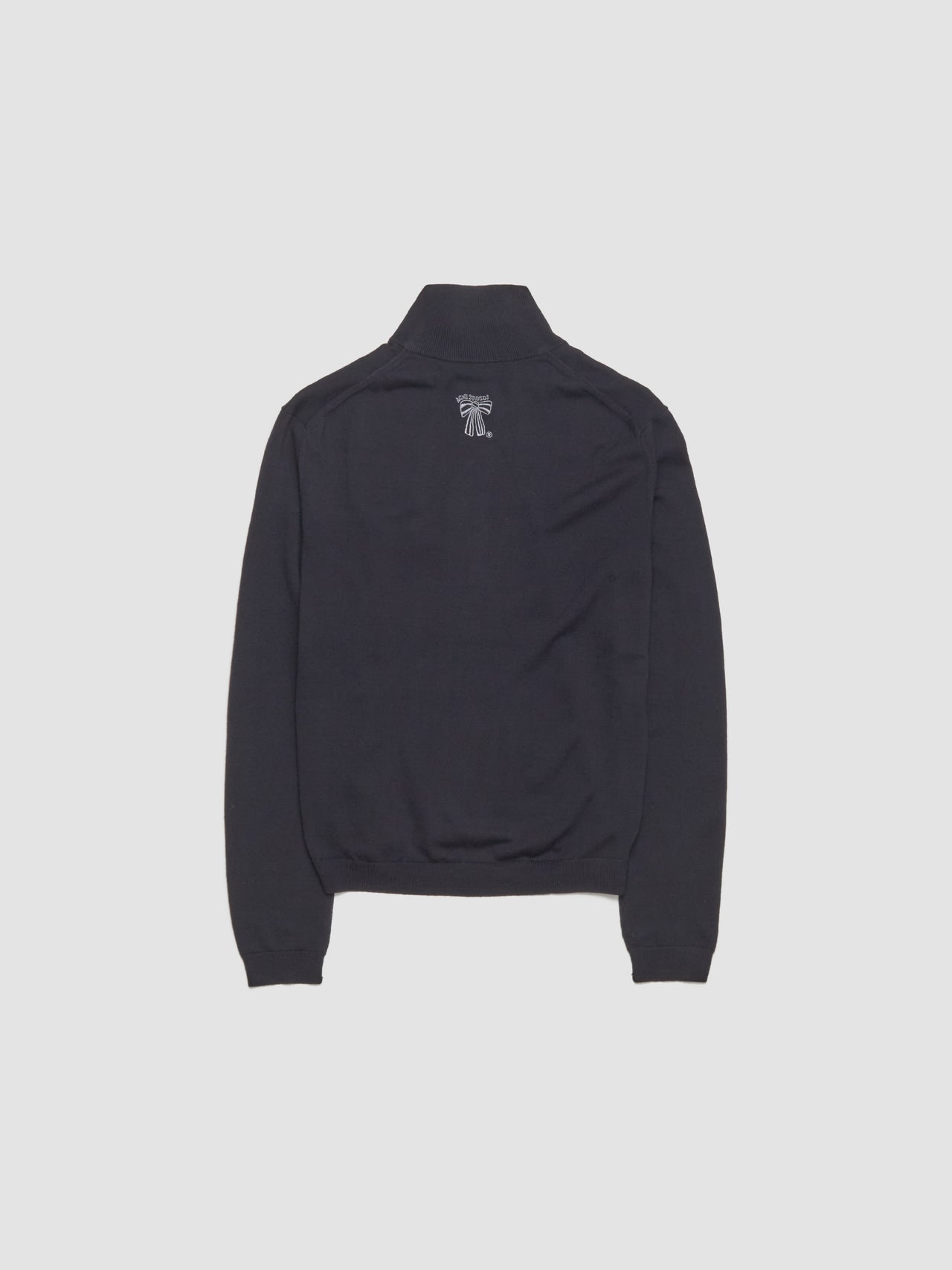 Zip-Up Cardigan in Black