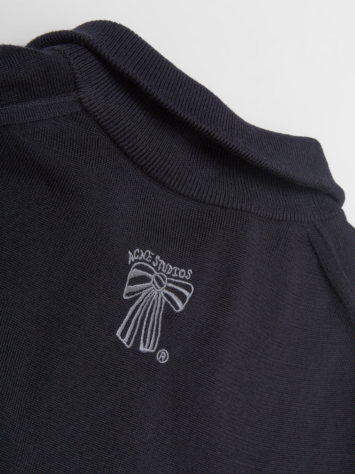 Zip-Up Cardigan in Black