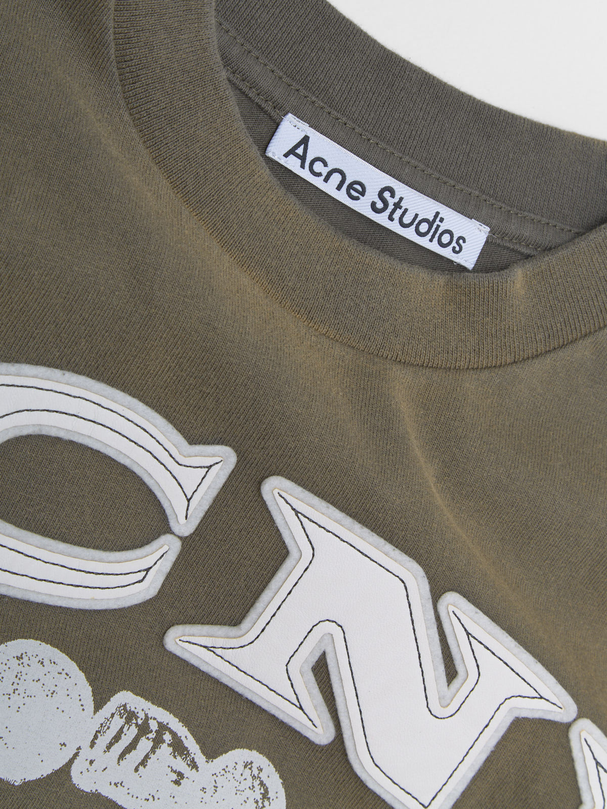 Layered Long-Sleeved T-Shirt in Vintage Green