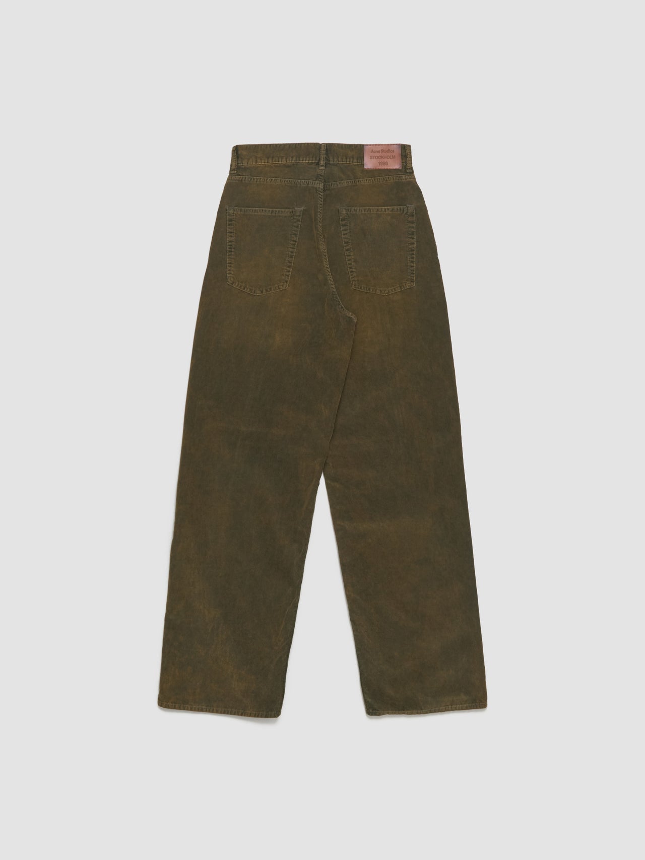 Denim Jeans in Olive Green