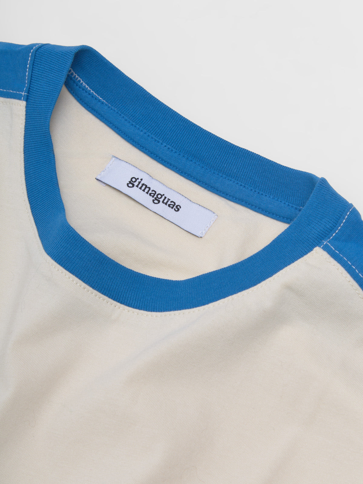 Diego Short Sleeve T-Shirt in White & Blue