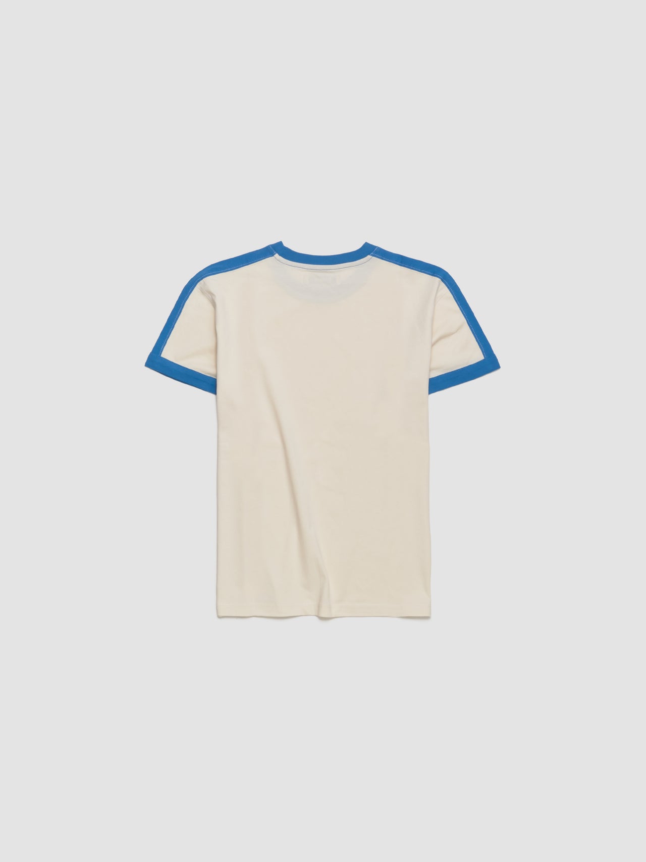 Diego Short Sleeve T-Shirt in White & Blue