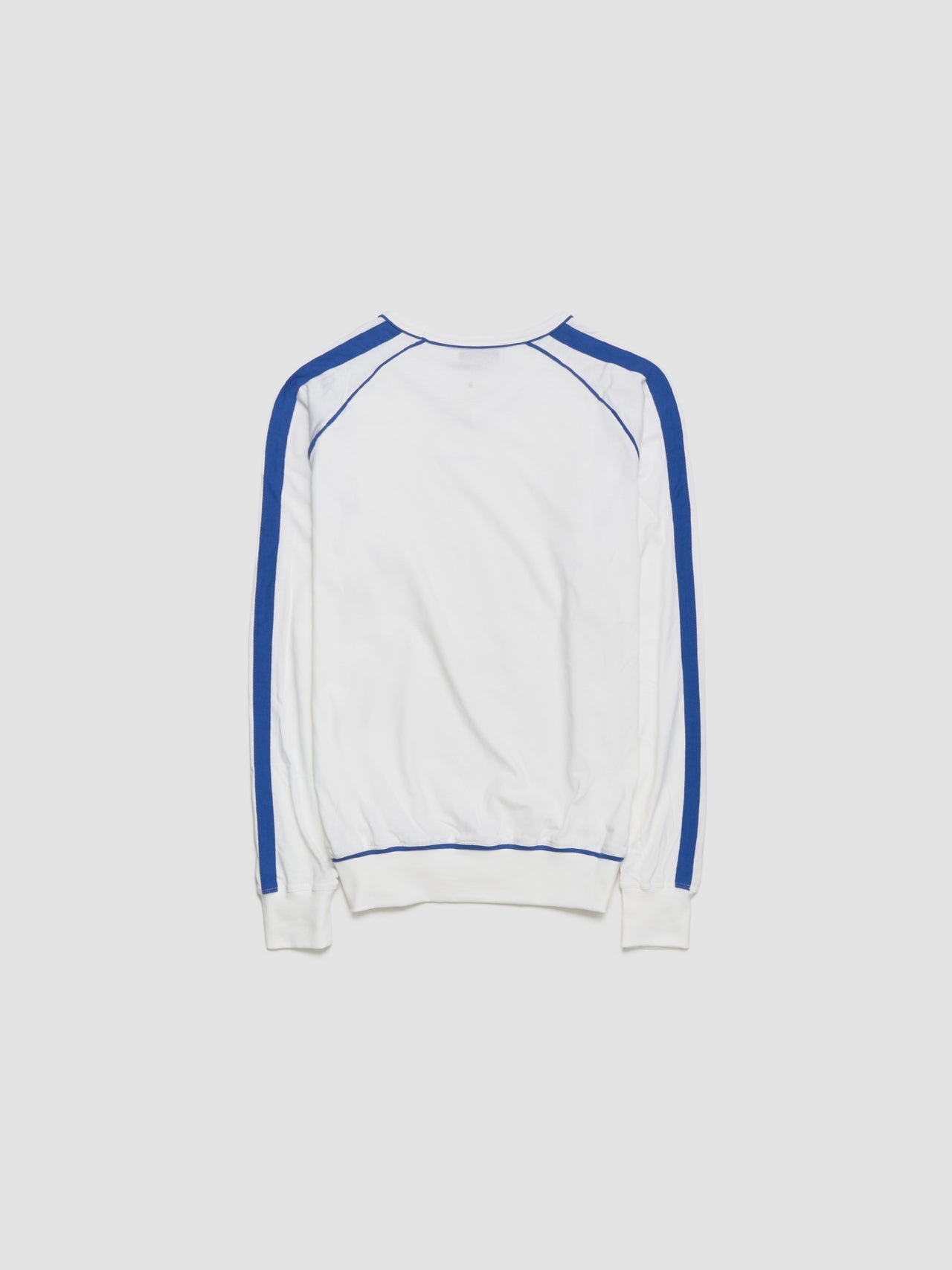 Lucas Long Sleeve T-Shirt in White & Red