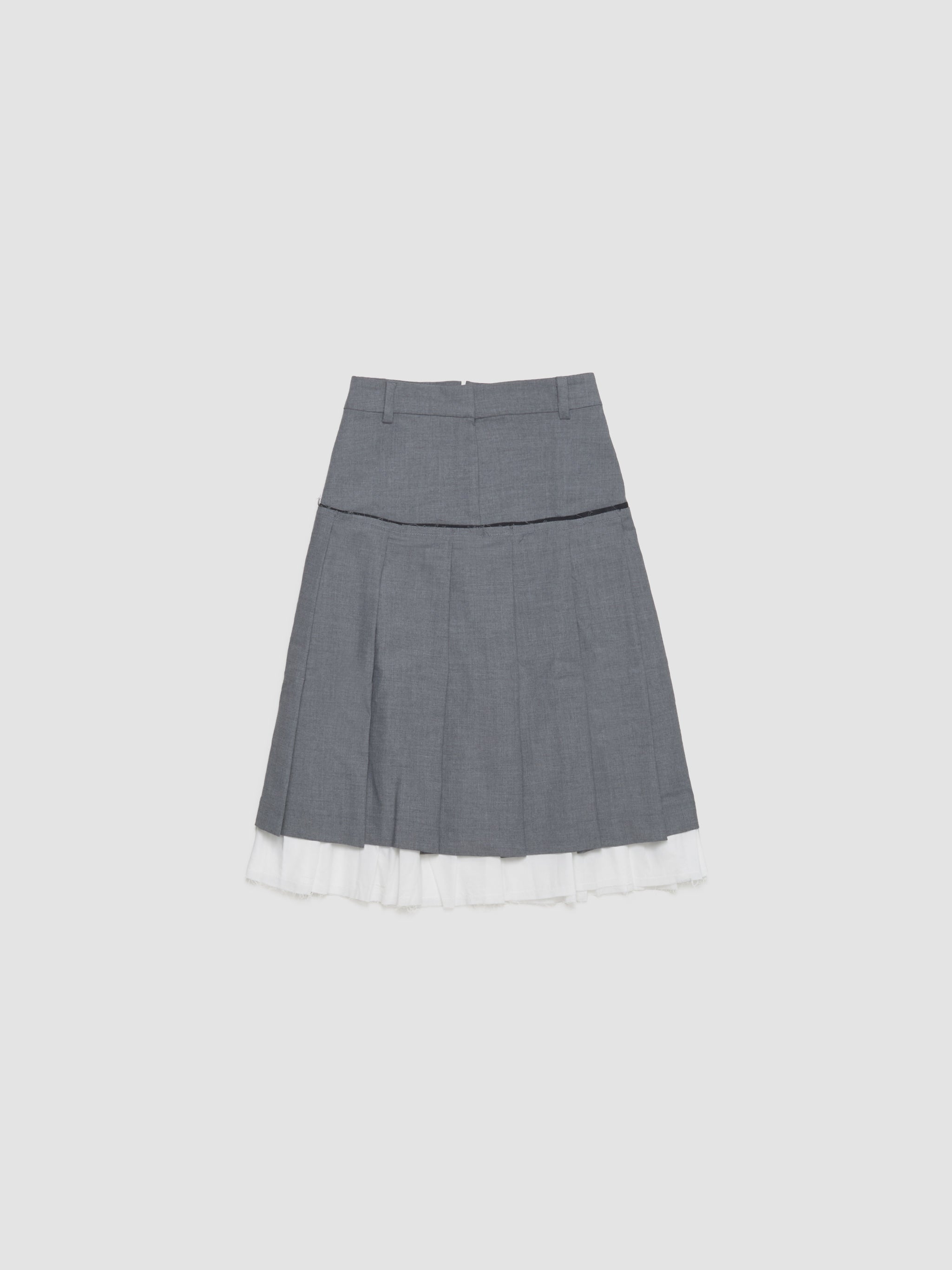 Pleated Skirt in Grey