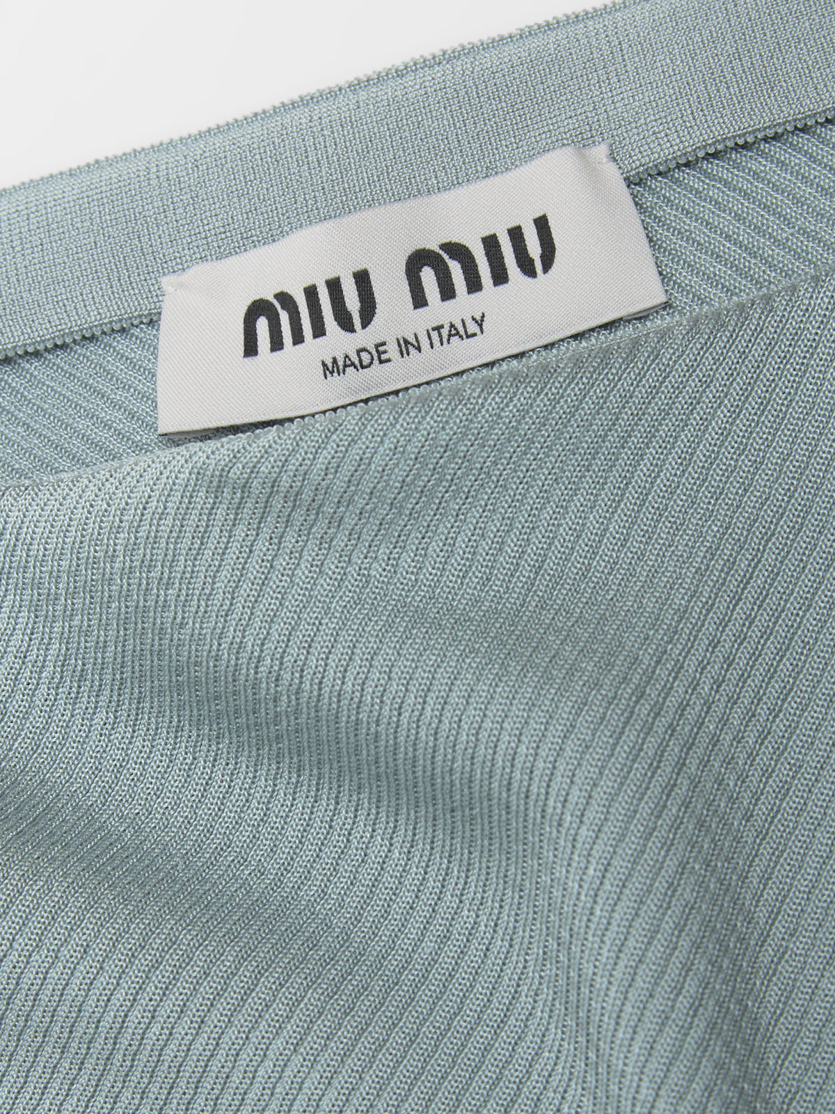 Silk Midi Skirt in Astro Blue