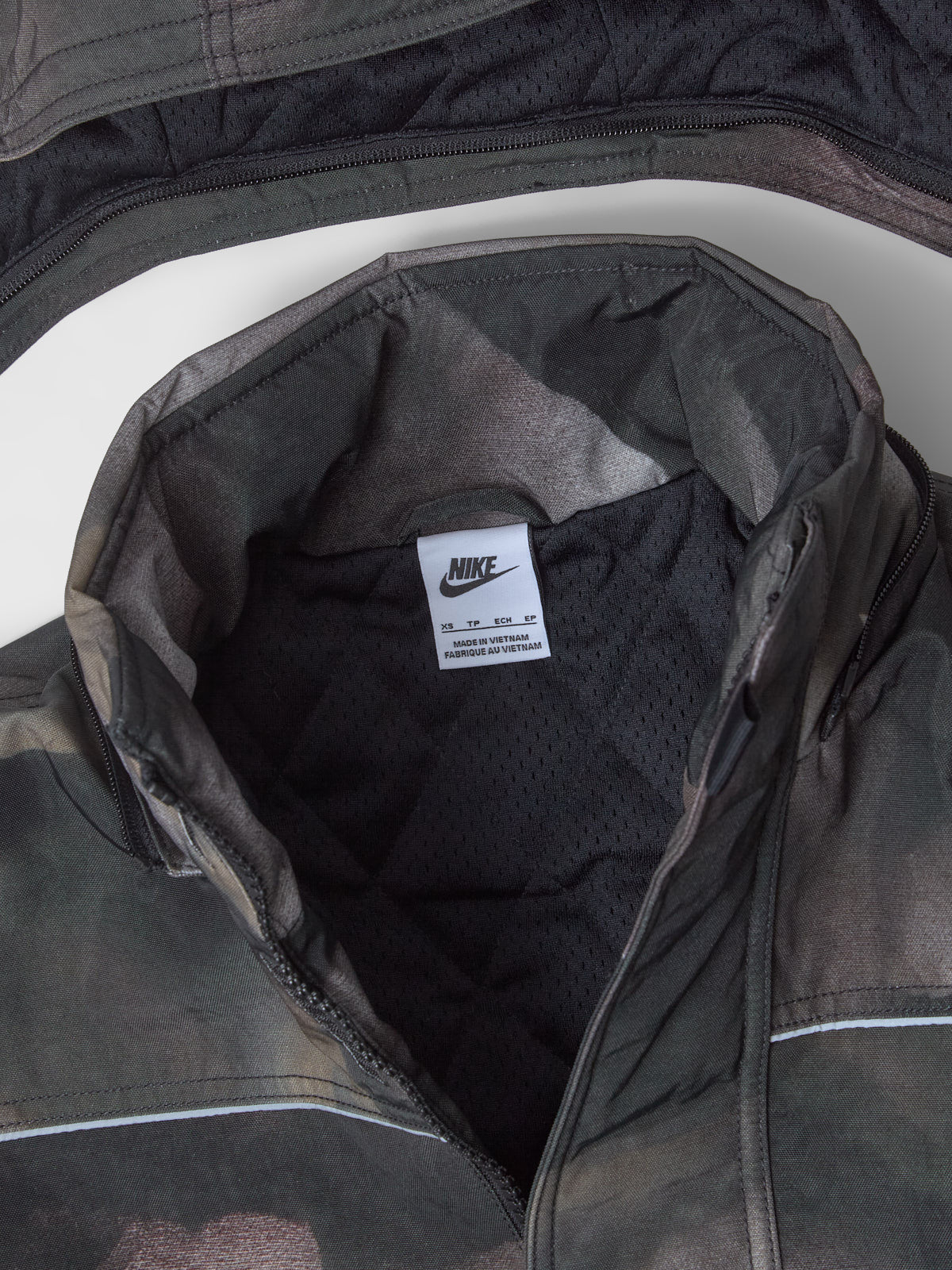 x Stüssy Hooded Utility Jacket in Multicolor