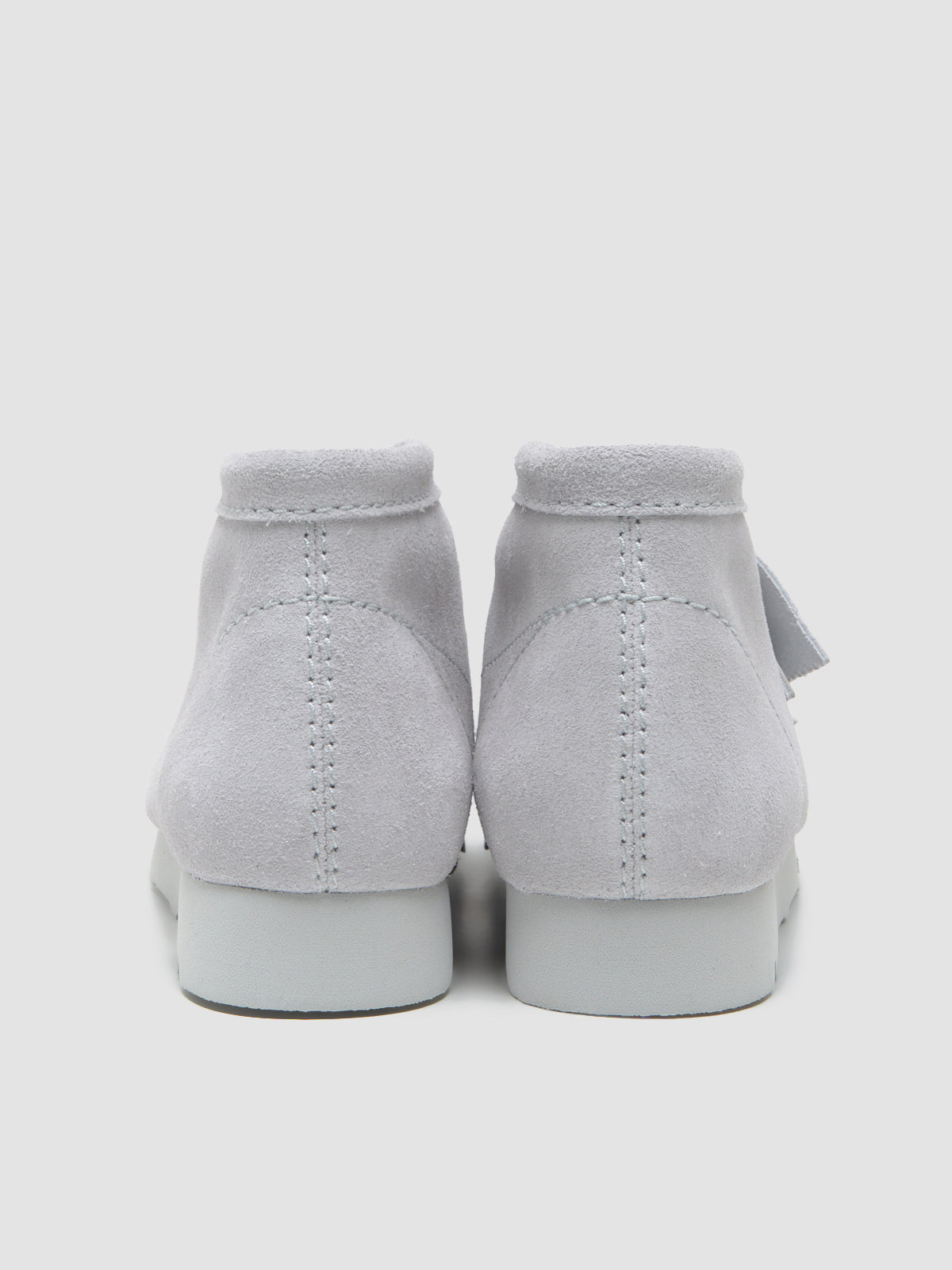 x PAF WallabeeBT Ankle Boots in Grey & Blue Suede