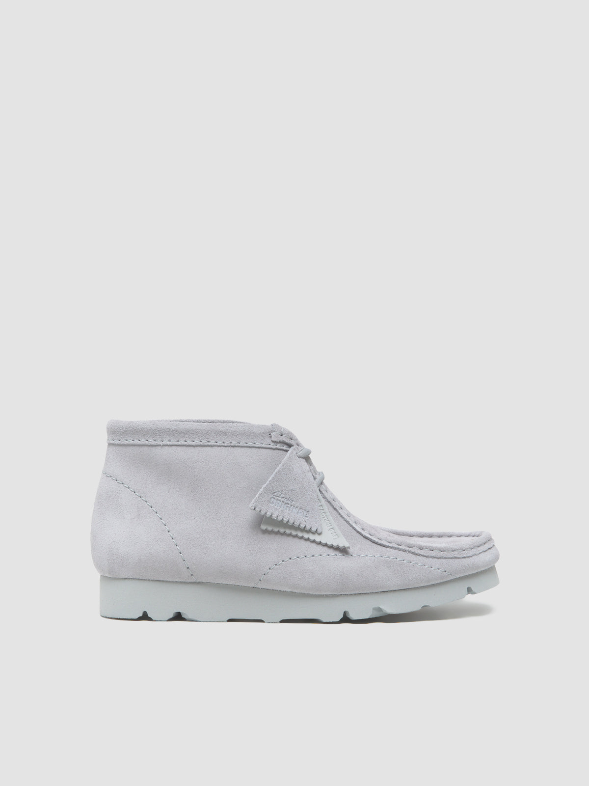 x PAF WallabeeBT Ankle Boots in Grey & Blue Suede