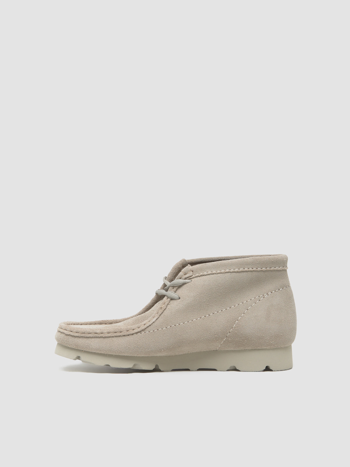 x PAF WallabeeBT Ankle Boots in Beige & Suede